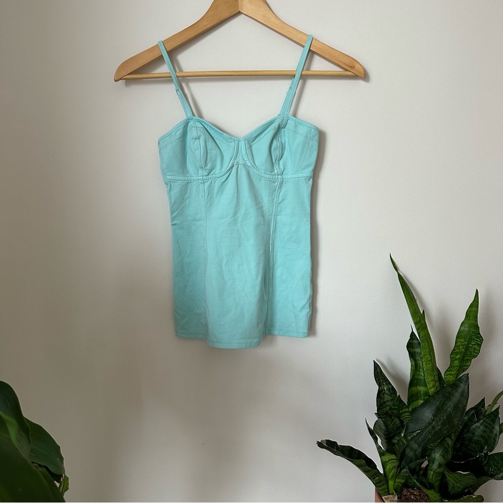 Talula Aritizia Busiter Aqua Spaghetti Strap Top